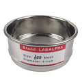 LABALPHA 600 Mesh Lab Sieves, Test Sieve #600 Mesh, 4'' Diameter, 304 Stainless Steel Wire Cloth (0.026mm) - size: 600 mesh (0.026mm)