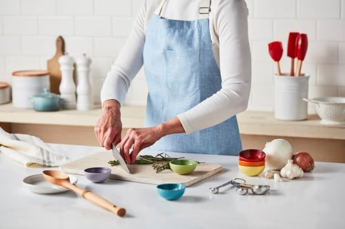 Le Creuset Stoneware Vancouver Pinch Bowls, Set of 6, White - color: White