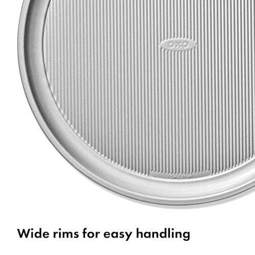 OXO Good Grips Non-Stick Pro Clear Coated Metal Bakeware Pizza Pan, Baking Sheet - style: 15in Pizza