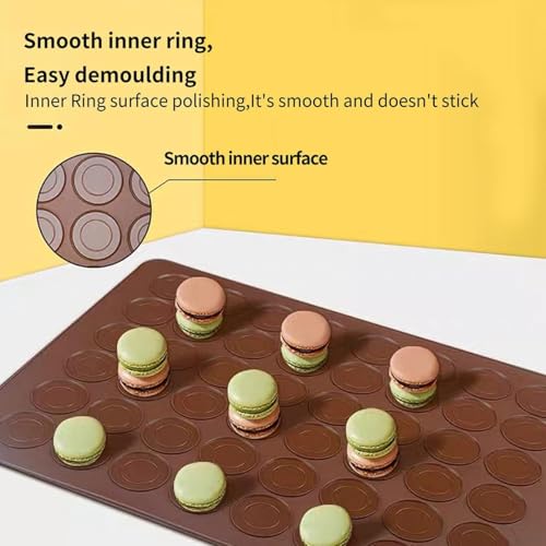 Silicone Baking Mats with 48 Moulds,Reusable