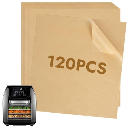BYKITCHEN Air Fryer Liners Compatible with CHEFMAN 10QT & 4-7QT Airfryer - size: 8.7 x 9.4 Inch