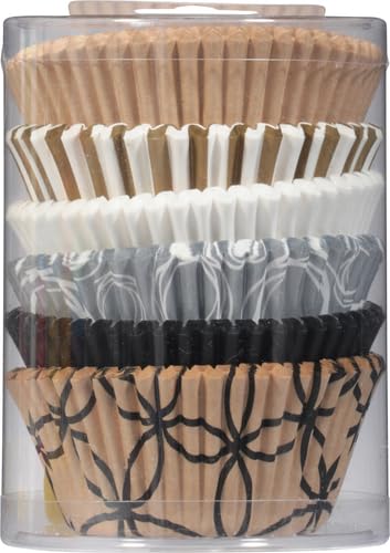 Wilton Elegance Standard Cupcake Baking Cups, 150-Count - color: Metallic
