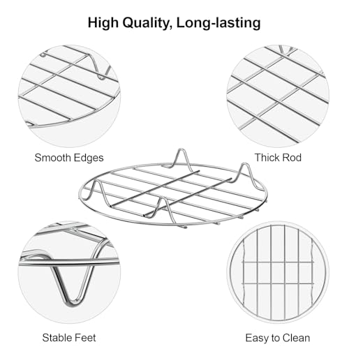 GSlife Instant Pot Trivet Rack - Steamer Rack, 9 Inch, for 6/8 Qt Cooker - size: 9 Inch