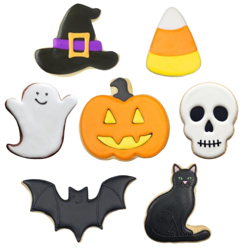 Ann Clark Halloween Cookie Cutters Set of 7 - size: 7-Piece Set