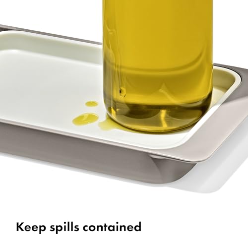 OXO 3-Piece Countertop Organizer Set, Kitchen Countertop Organizer - style: 3-Piece Countertop Organizer Set