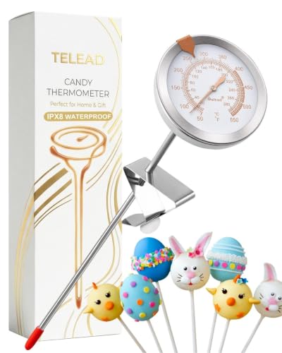 Waterproof Instant Read Candy Thermometer Pink - color: IPX8 Pink