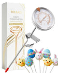 Waterproof Instant Read Candy Thermometer Pink - color: IPX8 Pink