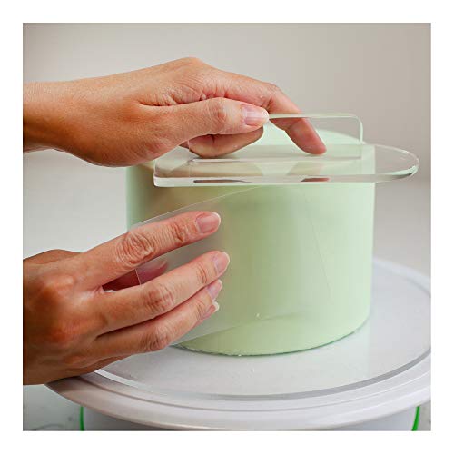 Lacupella Flexsi Fondant Smoother Tool Set of 4 - Flexible Cake Decorating Smoothers for Fondant, Buttercream and Gum Paste