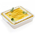 8x8 inch Silicone Square Cake Pan - color: Square, size: 8 inch