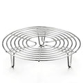 Round Steamer Rack, Cooling Rack, Stainless Steel Pot Mat, Wire Steamer Rack for pot cookers and pressure cookers (7 * 16cm) - size: 7*16cm