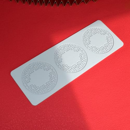 Lace Mold for Sugarcraft, Window Pattern Chocolate Molds, Buttercream, Fondant, Gum Paste, Polymer Clay, and DIY Cake Decorating Tools (B_ Window Pattern) - size: B_ Window Pattern