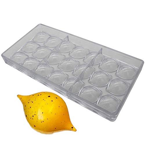 Goldbaking Polycarbonate Chocolate Mould Chocolate DIY Mold Half Lemon