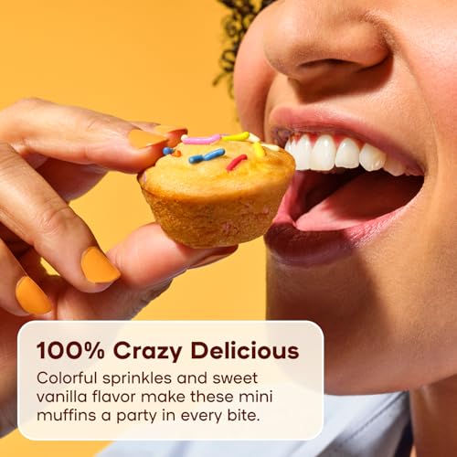 Muffinful Confetti Mini Muffins Snack Packs, 15 4-Packs