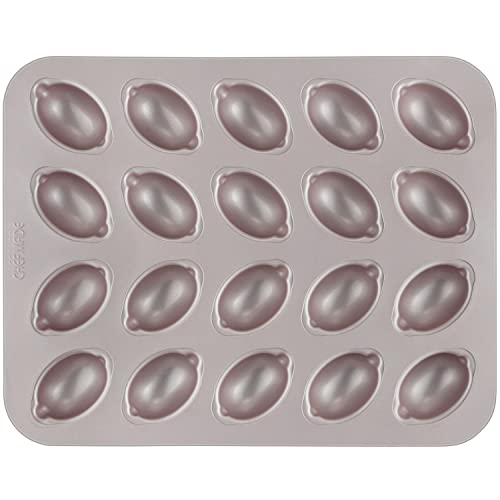 CHEFMADE Muffin Cake pan, 20-Cavity Non-Stick Lemon-Shaped Bakeware for Oven Baking (Champagne Gold) - size: 04 - 20 Cups