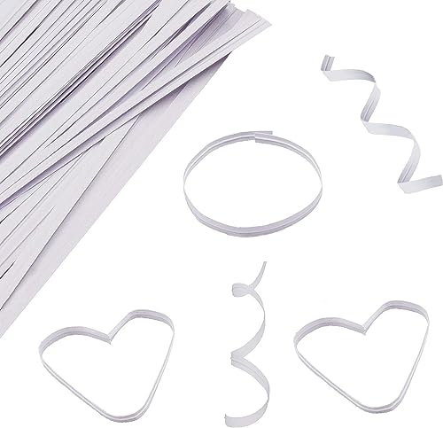 Easytle 1200 Pcs 5" White Paper Twist Ties Bread Ties White Twist Ties Twisty-Ties Bag Ties Twist Ties for Bags Bread Wire Ties Twist Tie for Party Cello Candy Bread Coffee Bags Cake Pops - size: 1200 Pcs