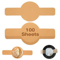 100 Pcs Parchment Paper for Sourdough Baking, Disposable Bread Sling for Dutch Oven, Parchment Paper with Long Handles for Easy Dough Transfer