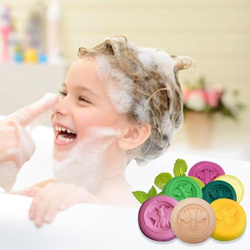 Soap Molds, Soap Molds for Soap Making, Perfect for Bee Soap Making, Honey Silicone Molds for Handmade Soap, Lotion Bars, Wax Melts, Beeswax （3 Pack - Bee） - color: 3 Pcs Bee - Circle