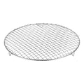 M METERXITY Cooling Rack, 12" Round Stainless Steel Baking Rack with 20mm Legs for BBQ/Cooking/Roasting/Grilling/Steaming/Drying, Wire Cooling Rack for Baking [Silver] - size: 12"