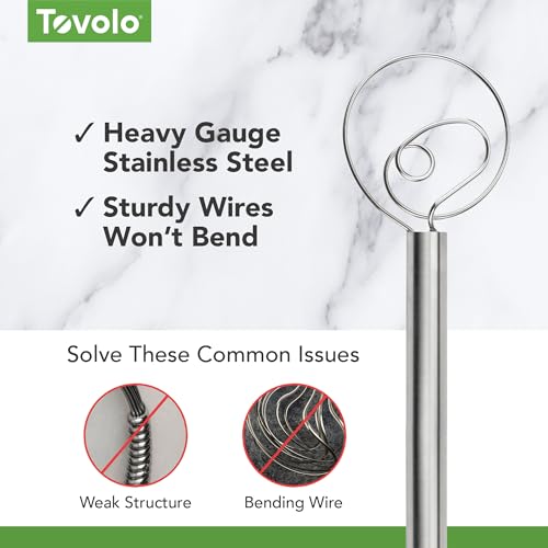 Tovolo Dough Whisk - 12" - style: 12'' Dough Whisk