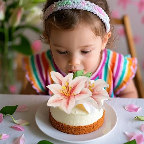 Infovox Lily Flower Silicone Molds Flower Fondant Molds Aroma Plaster Mold