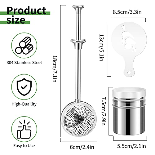 20PCS Powder Sugar Shaker Flour Duster Set, Powder Shaker