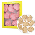 8 Pcs Vegetable Cookie Cutter,Cookie Stamps,Biscuit Cutters (Vegetables)