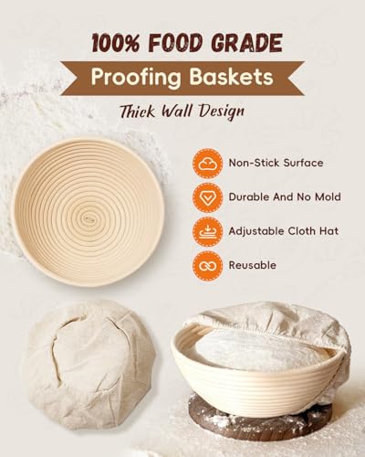 Complete Sourdough Starter Kit for Beginners & Bakers with Bag