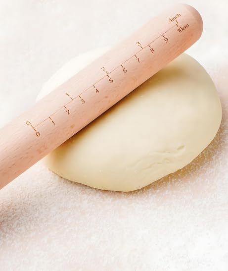 Bread Pizza Pie Rolling Pin（15 * 1.18inch ） - size: 14.96x1.18 in