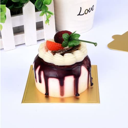 200Pcs Mini Cake Boards,Square Cake Bases,Dessert Displays Tray