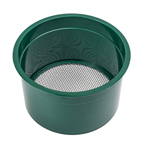 ASR Outdoor 10 Mesh Gold Panning Sifting Classifier Screen Mini 6 Inch - size: 10 Holes per Square Inch