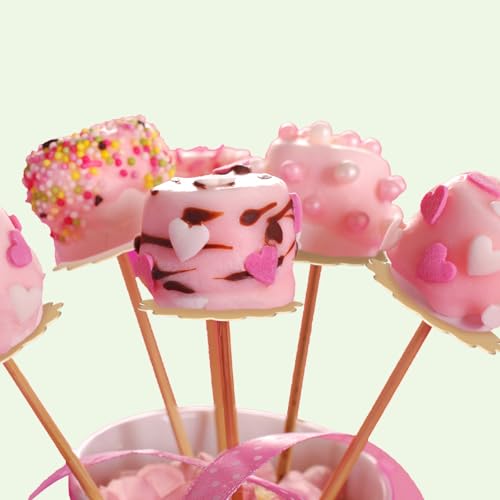 100 Pcs Scalloped Cake Pop Boards with Hole Cake Base, Gold - color: Gold