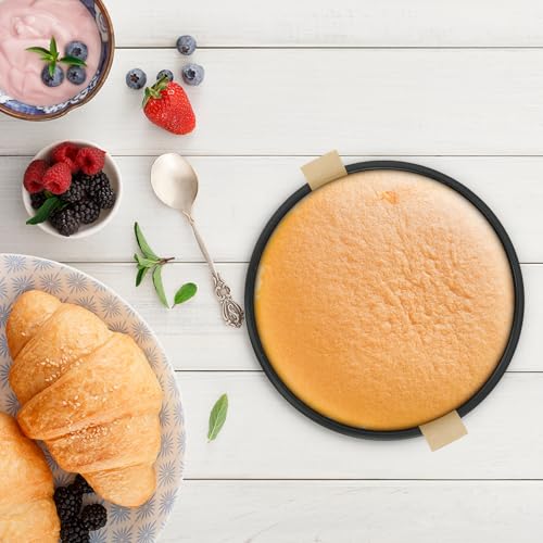 100 Sheets of 6-Inch Parchment Paper Rounds with Lift Tabs, Non-stick Precut Circle Cake Pan Liners, Ideal Baking Parchment Paper for Baking Cookies, Bread and Chiffon(Round 6in) - size: Round 6in