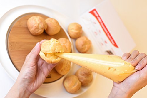 PastryGear Grip-Pro 21-Inch Nonskid Ultra Thick Disposable Pastry/Decorating/Piping Bags with Dispenser - 100 Pcs - size: 21 IN