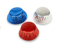Fox Run Patriotic Muffin and Cupcake Liners, 45 Standard Size Foil Wrappers - color: Multicolor