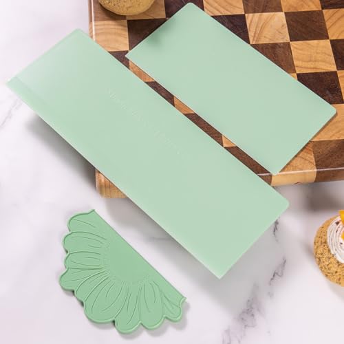 KALAIEN 2PCS Cake Smoother Scraper Dough Scraper Tools Set