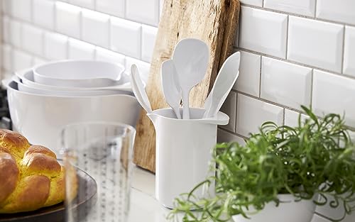 Rosti Margrethe Mixing Bowl Set with Lids, 2L/3L, White - color: White-Bowl/2