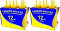 New Star Foodservice 26498 Squeeze Bottles, Plastic, 12 oz, Yellow, Pack of 12 - color: Yellow, size: 12 Ounces (Pack of 2)