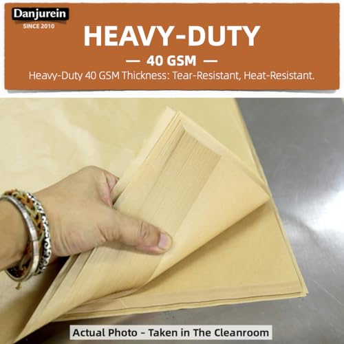 18x18 Parchment Paper - 2000 Bulk Sheets, Industrial Grade - color: Brown, size: 18.1"x18.1" (46x46cm) - 2000 sheets