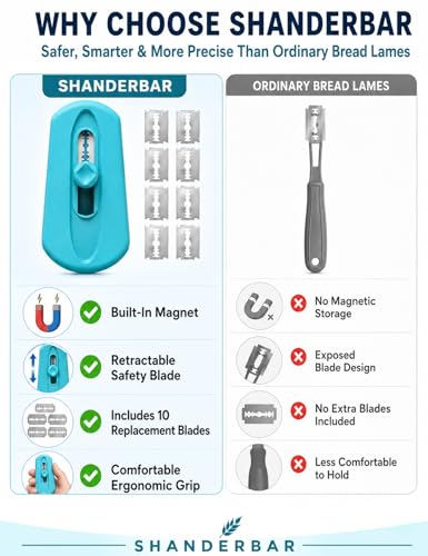 Extractable & Magnetic Bread Lame Sourdough Scoring Tool