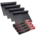 uxcell 4Pack Oven Liners 19.7x15.7" 0.2mm Thick Oven Mats Under Grill - color: Black, size: 19.7 x 15.7"(0.2mm Thick)