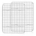 Homikit 8.7"x6.3" Stainless Steel Mini Cooling Rack Set Fit 9x7 Sheet Pan - size: 8.7" x 6.3"