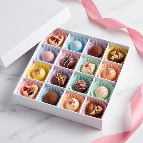 600 Pcs Mini Muffin Liners 1Inch Cupcake Liners for Baking (12 Colors)