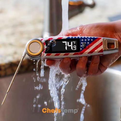 Finaltouch X10 Instant Read Digital Meat Thermometer NSF Certified - color: Patriotic Limited Edition
