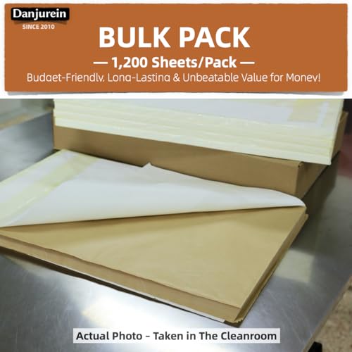 Industrial Grade 24x24 Parchment Paper - 1200 Bulk Sheets - color: Brown, size: 24"x24" (61x61cm) - 1200 sheets