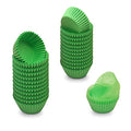 Green Mini Cupcake Liners Natural Greaseproof Paper Muffin Baking Cups, 500-Count - color: Green