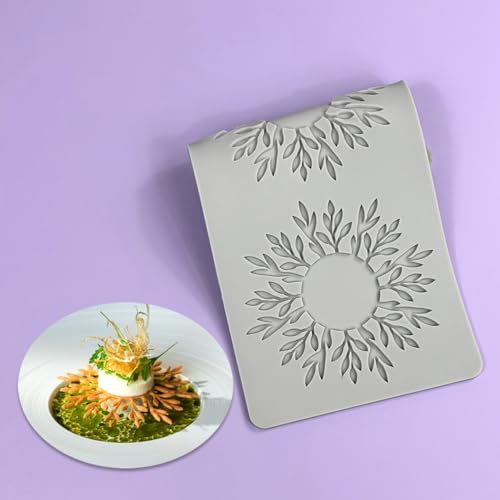 mostsom Silicone Lace Mold Tree Branch Pattern Fondant Molds Hollow Cake Decorating Baking Tools Food-Grade Non-Stick DIY Mould for Home & Garden Cookies Chocolate (A_ Branch) - size: A_ Branch