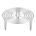 Round Steamer Rack, Cooling Rack, Stainless Steel Pot Mat, Wire Steamer Rack for pot cookers and pressure cookers (7 * 18cm) - size: 7*18cm