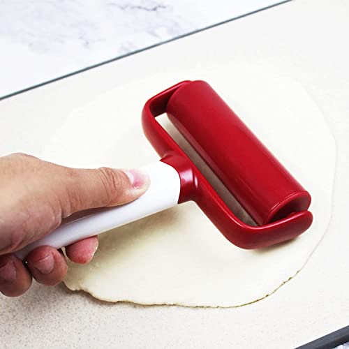 3 pcs Pizza Tool Set Including Pastry Pizza Roller, Pizza Dough Docker that Time-Saving and Dough Cutter (3 pcs) - style: 3 pcs