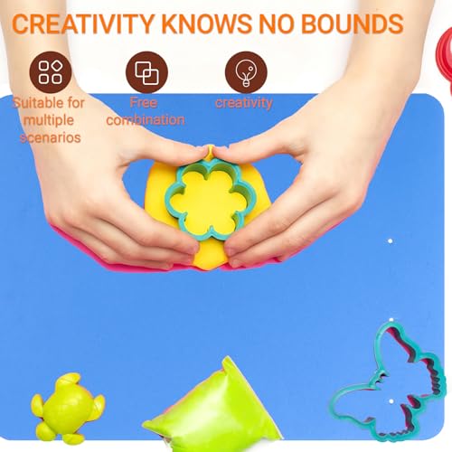 1 Pcs Fondant Foam Pad with 5 Holes, Flower Drying Mat - color: Pink-blue