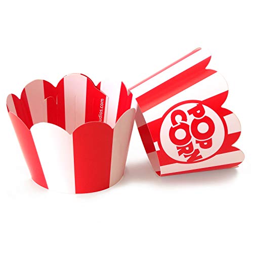 Popcorn Cupcake Wrappers & Holders, 48 Count – Pretty Cute Studios